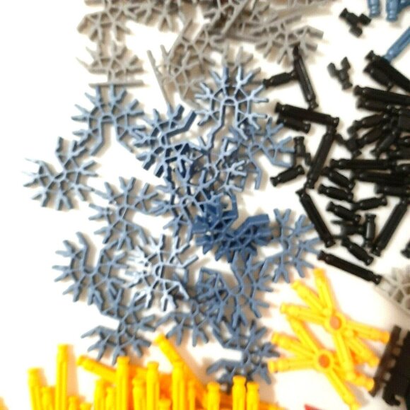 K'nex Lot of 460 Pieces Rods Connectors Random Mixed Standard Replacement Parts - Picture 5 of 10